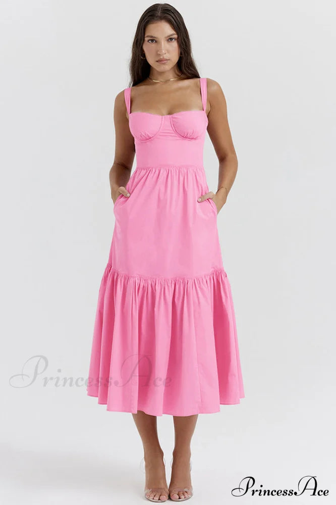 Elia Floral Stylish Midi Sundress image 18