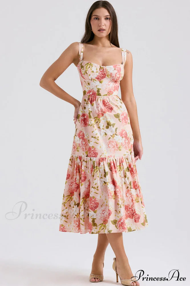 Elia Floral Stylish Midi Sundress image 2