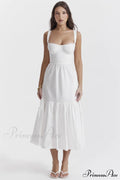 Elia White Broderie Charming Anglaise Midi Dress image 1