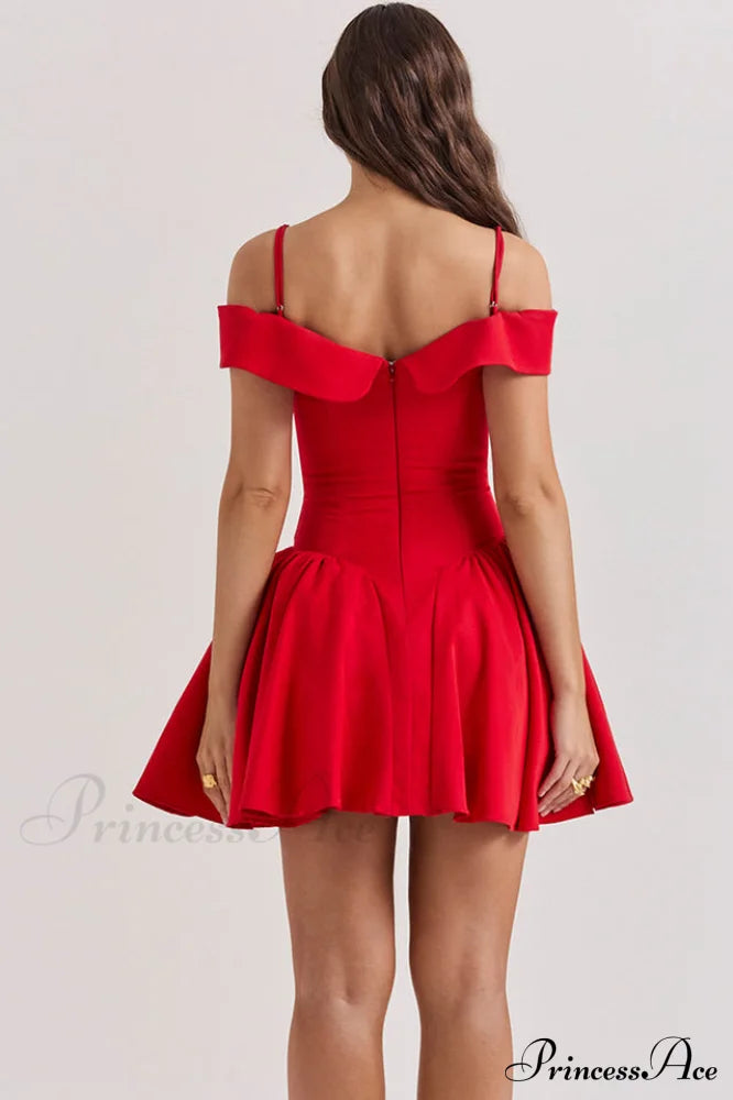 Elida Black Stylish Mini Dress image 17