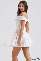 Elida Black Stylish Mini Dress image 22