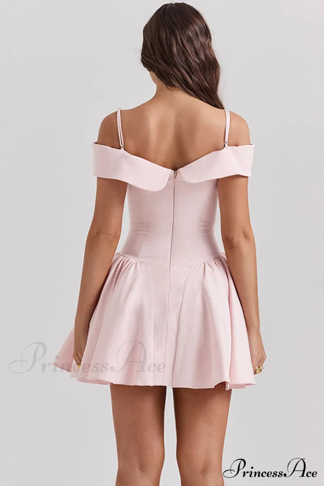 Elida Black Stylish Mini Dress image 11