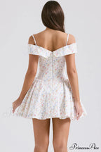 Elida Black Stylish Mini Dress image 23