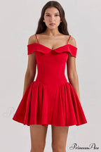 Elida Black Stylish Mini Dress image 14