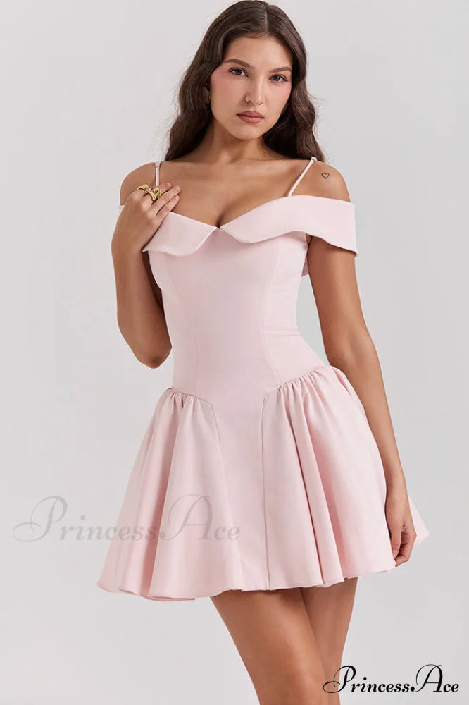 Elida Black Stylish Mini Dress image 8