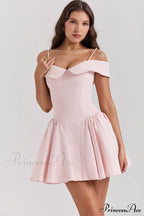 Elida Black Stylish Mini Dress image 8