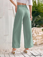 High Waist Wide Leg Trousers image 2