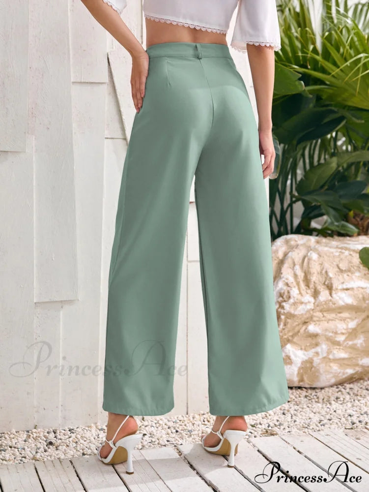 High Waist Wide Leg Trousers image 2