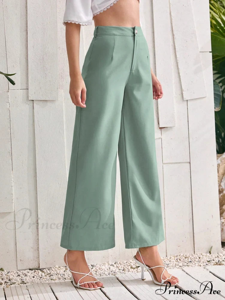 High Waist Wide Leg Trousers image 3