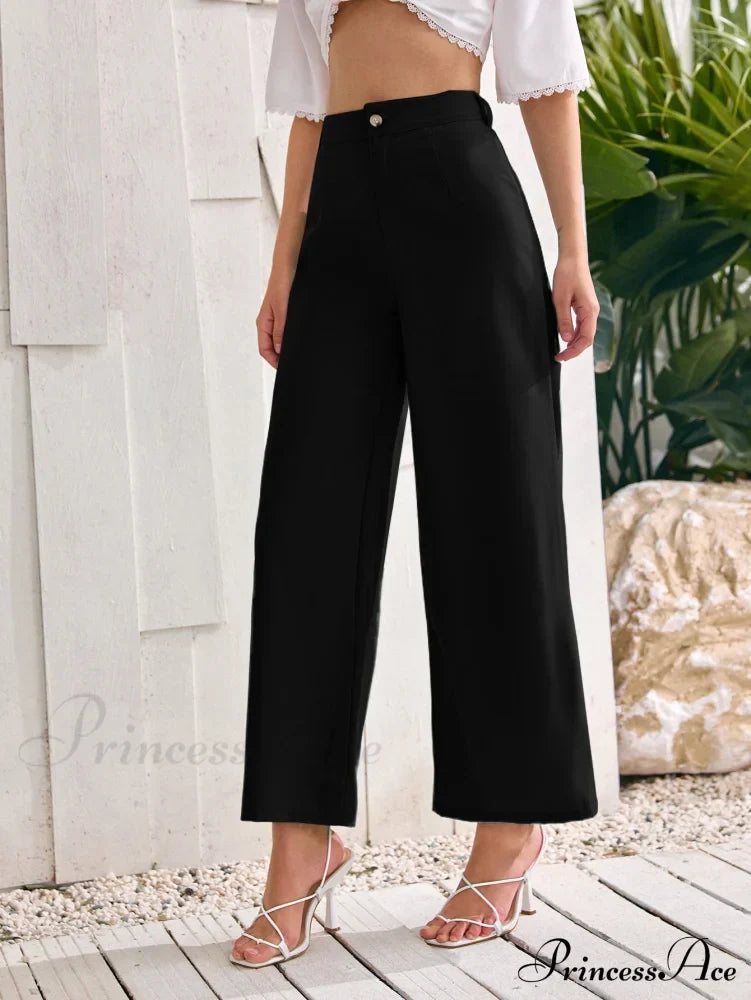 High Waist Wide Leg Trousers image 6
