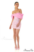Embellished Sequin Stylish Mini Dress image 3