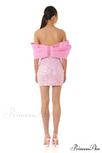 Embellished Sequin Stylish Mini Dress image 6
