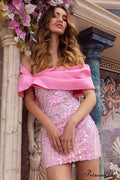 Embellished Sequin Stylish Mini Dress image 1