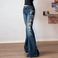 Embroidered Gothic Flare Pant image 1