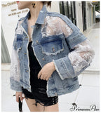 Embroidery Patchwork Stylish Denim Jacket image 11