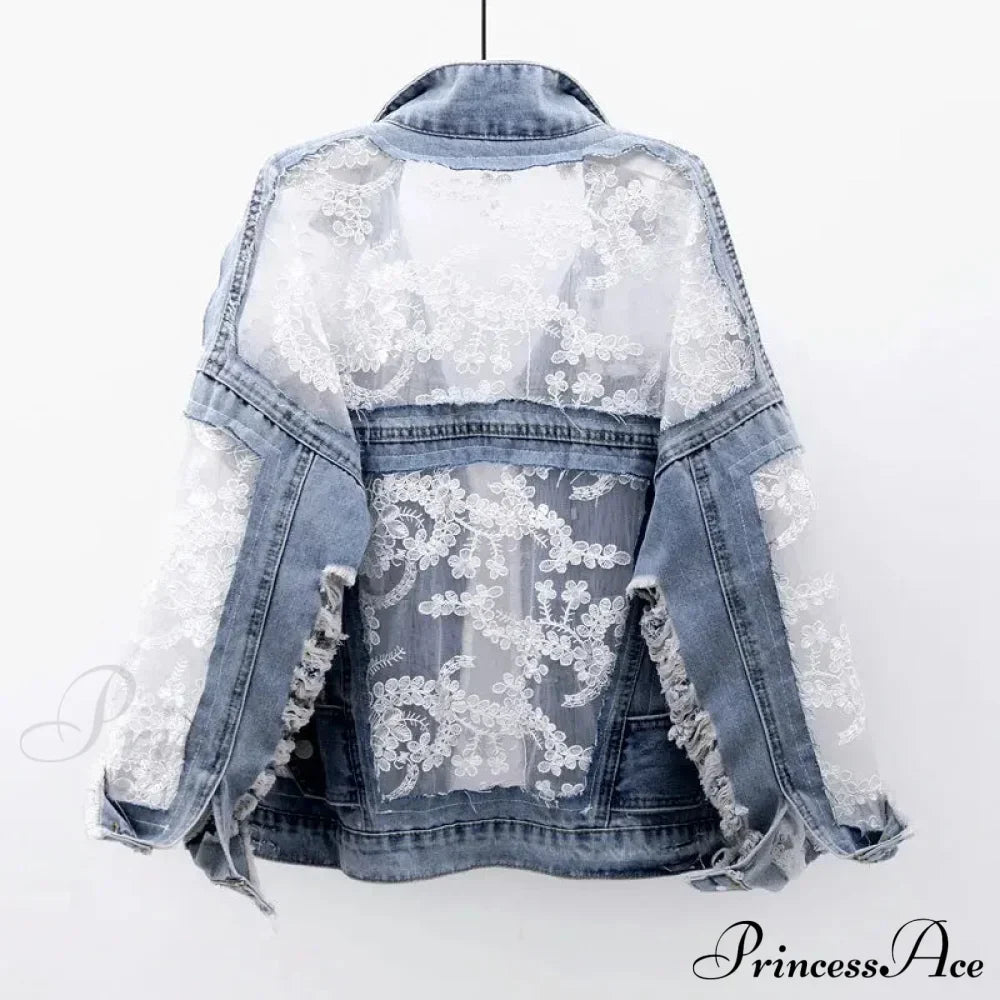 Embroidery Patchwork Stylish Denim Jacket image 16