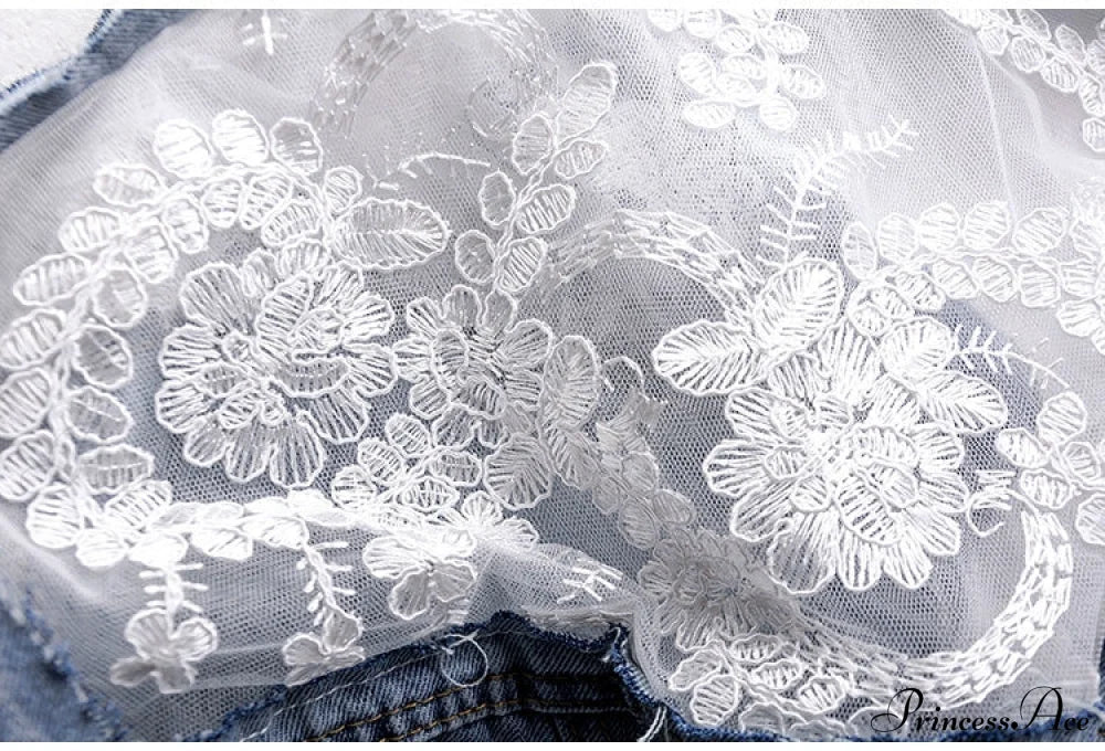Embroidery Patchwork Stylish Denim Jacket image 20