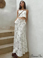 Embroidery Strap Maxi Dress image 3