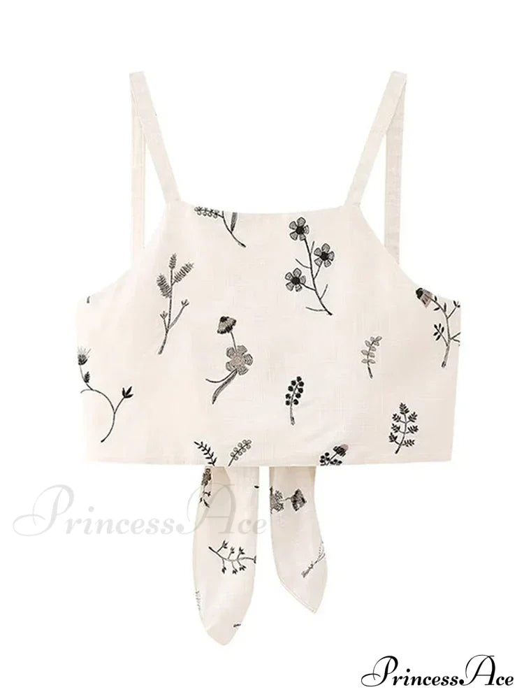 Embroidery Strap Maxi Dress image 6