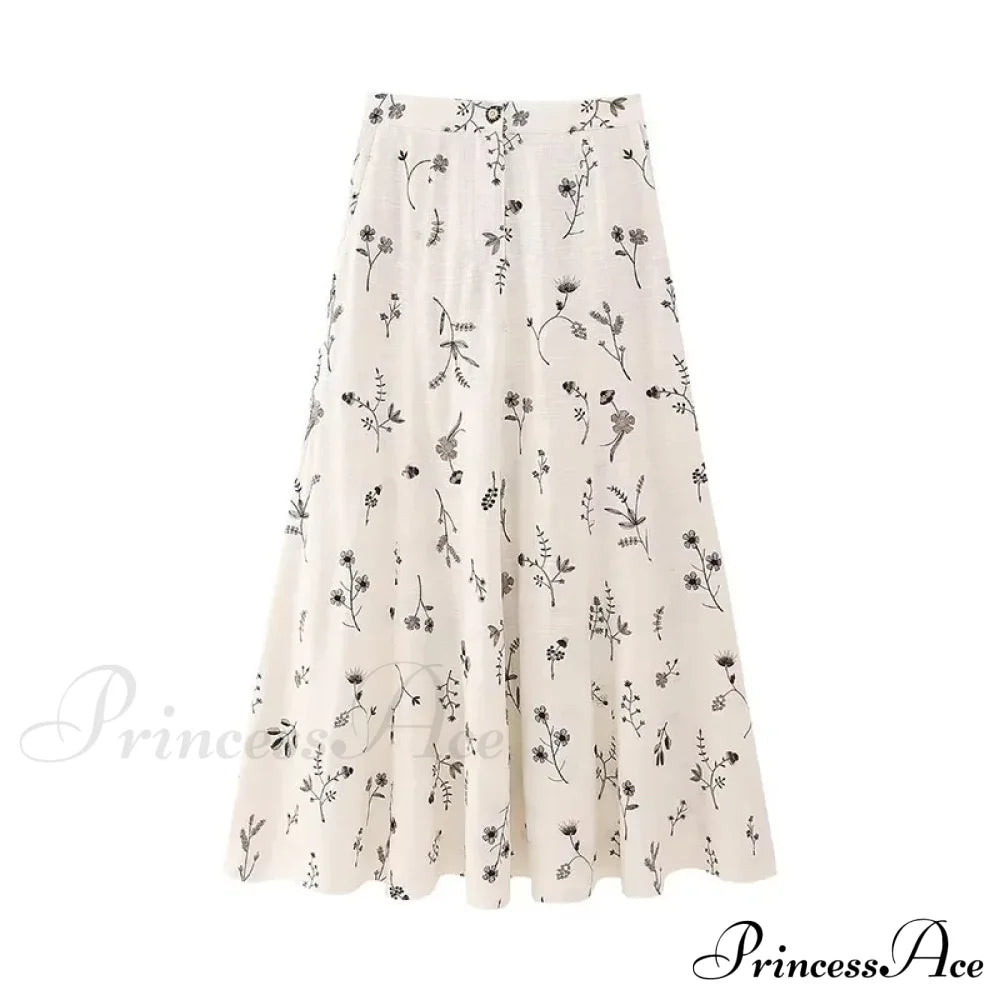 Embroidery Strap Maxi Dress image 8
