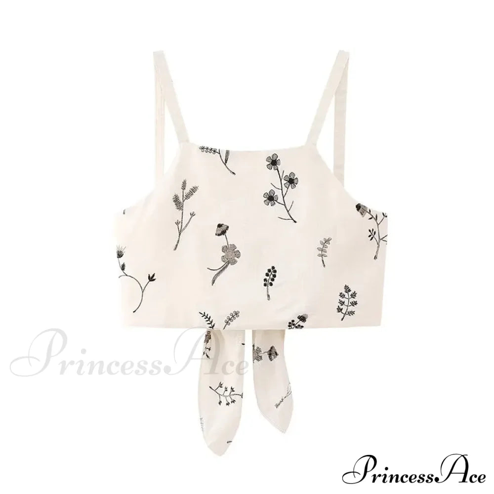 Embroidery Strap Maxi Dress image 7