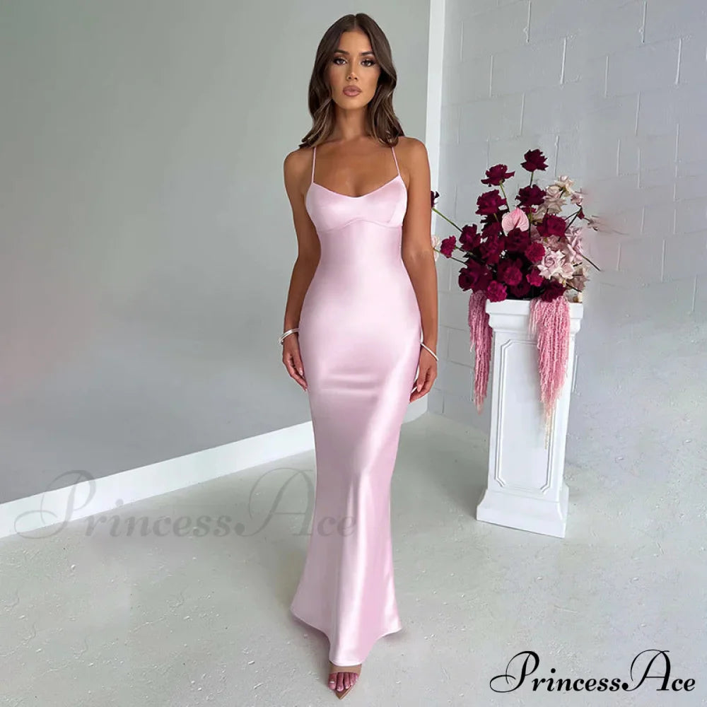 Emilia Satin Draped Gown image 8