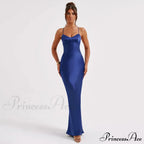Emilia Satin Draped Gown image 1