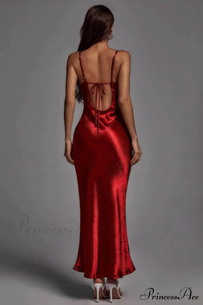 Emily Metallic Gold Maxi Dress image 7