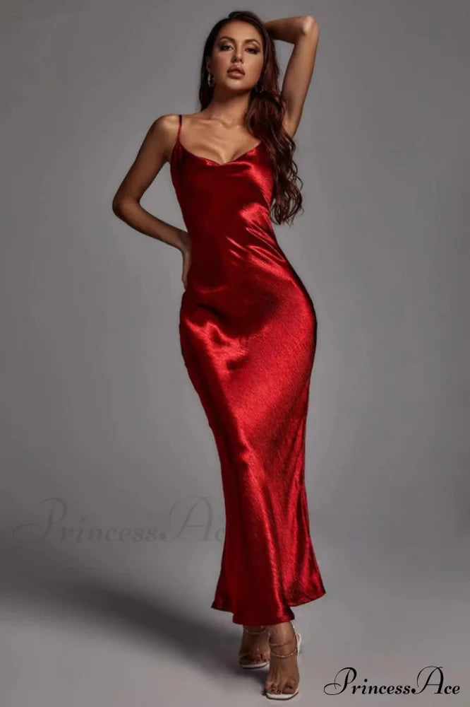 Emily Metallic Gold Maxi Dress image 4