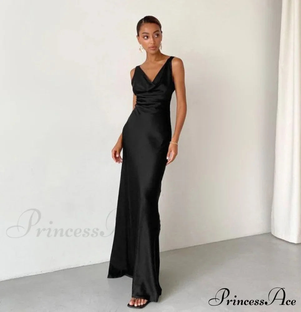 ENELA SATIN Stylish MAXI DRESS image 3