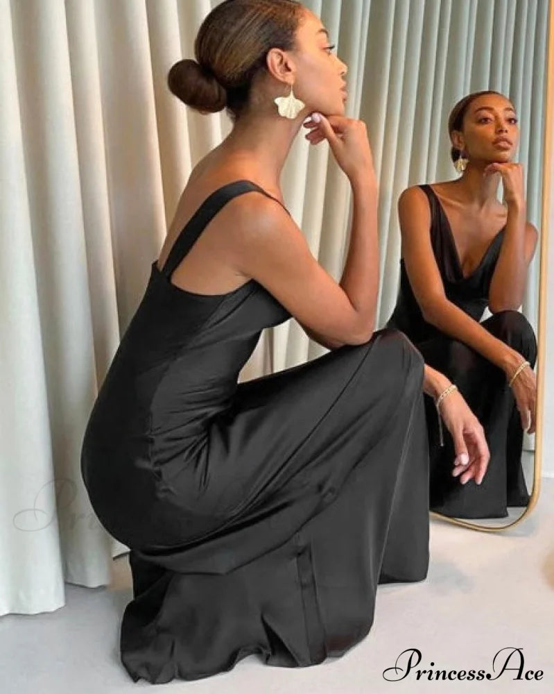 ENELA SATIN Stylish MAXI DRESS image 2