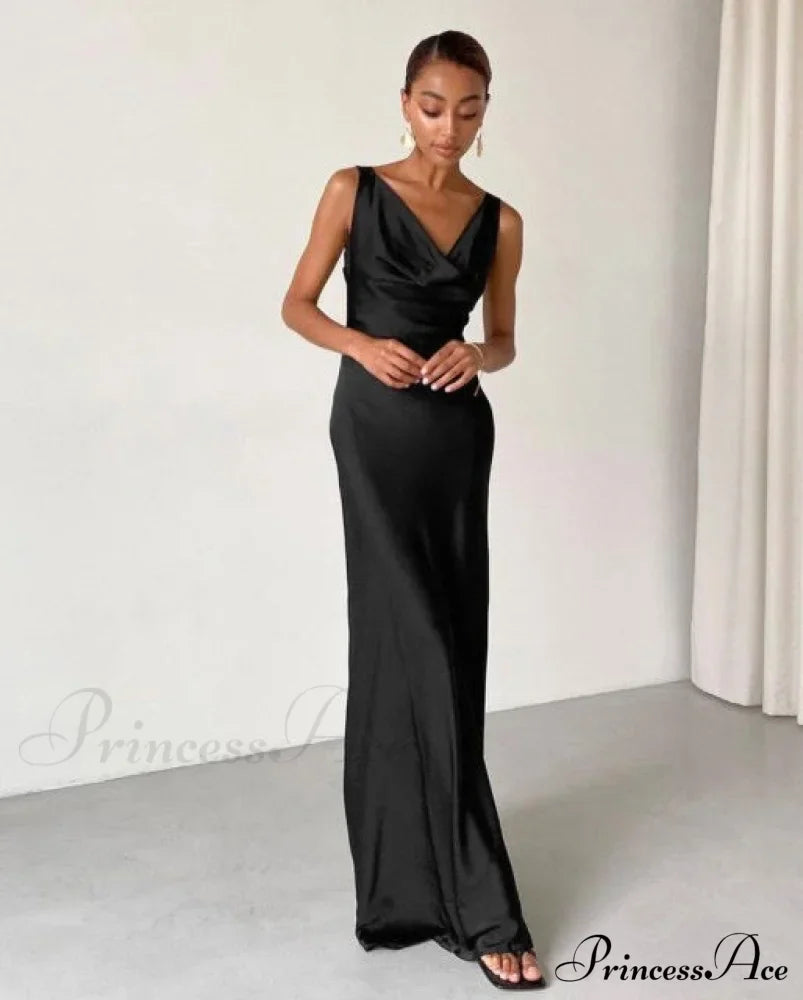 ENELA SATIN Stylish MAXI DRESS image 1