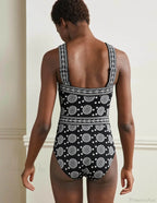 Ethnic Print Retro One Piece Swimsuit image 4