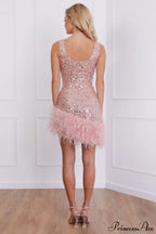 Evie Elegant Pink Dress image 7