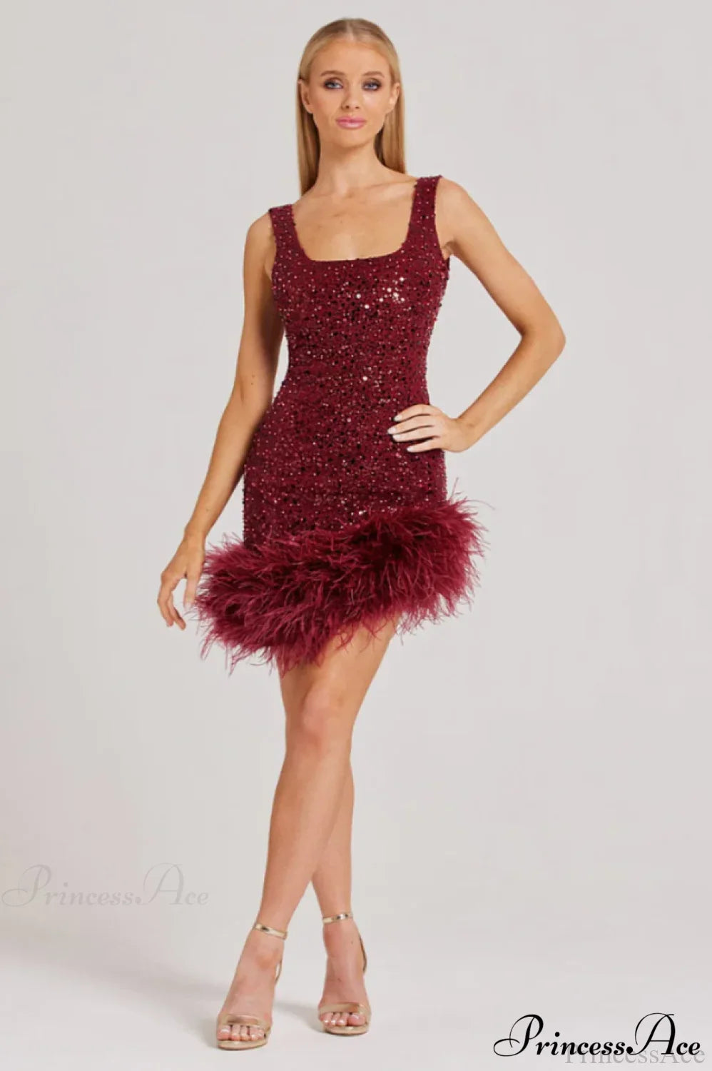 Evie Elegant Pink Dress image 8