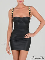EVILIANA Elegant MINI DRESS image 6