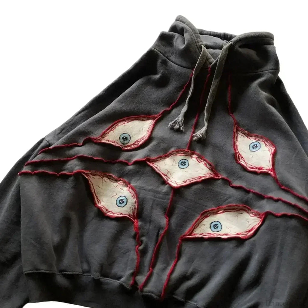 Eyeball Patch High Street Hoodie image 6