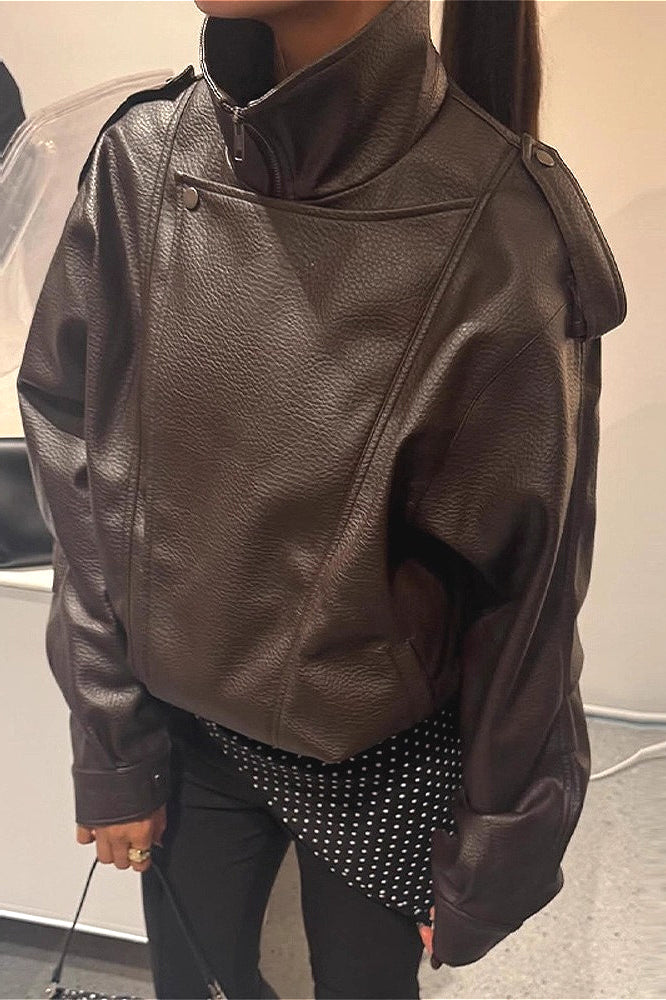 Vintage Collared Long Sleeve Jacket image 4