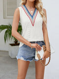 Orla Eyelet Tank styled for Avrienne