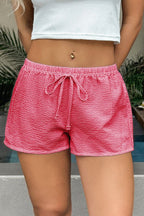 Casual Solid Plaid Belted Shorts image 13