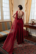 Satin Mermaid Slim Fit Elegant One Shoulder Solid Color Prom Dress image 11