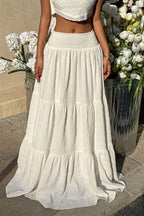 Sexy High Rise Layered Flowy Skirt image 5
