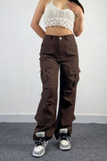 Vintage American Loose Fit Multi-Pocket Cargo Pant image 1