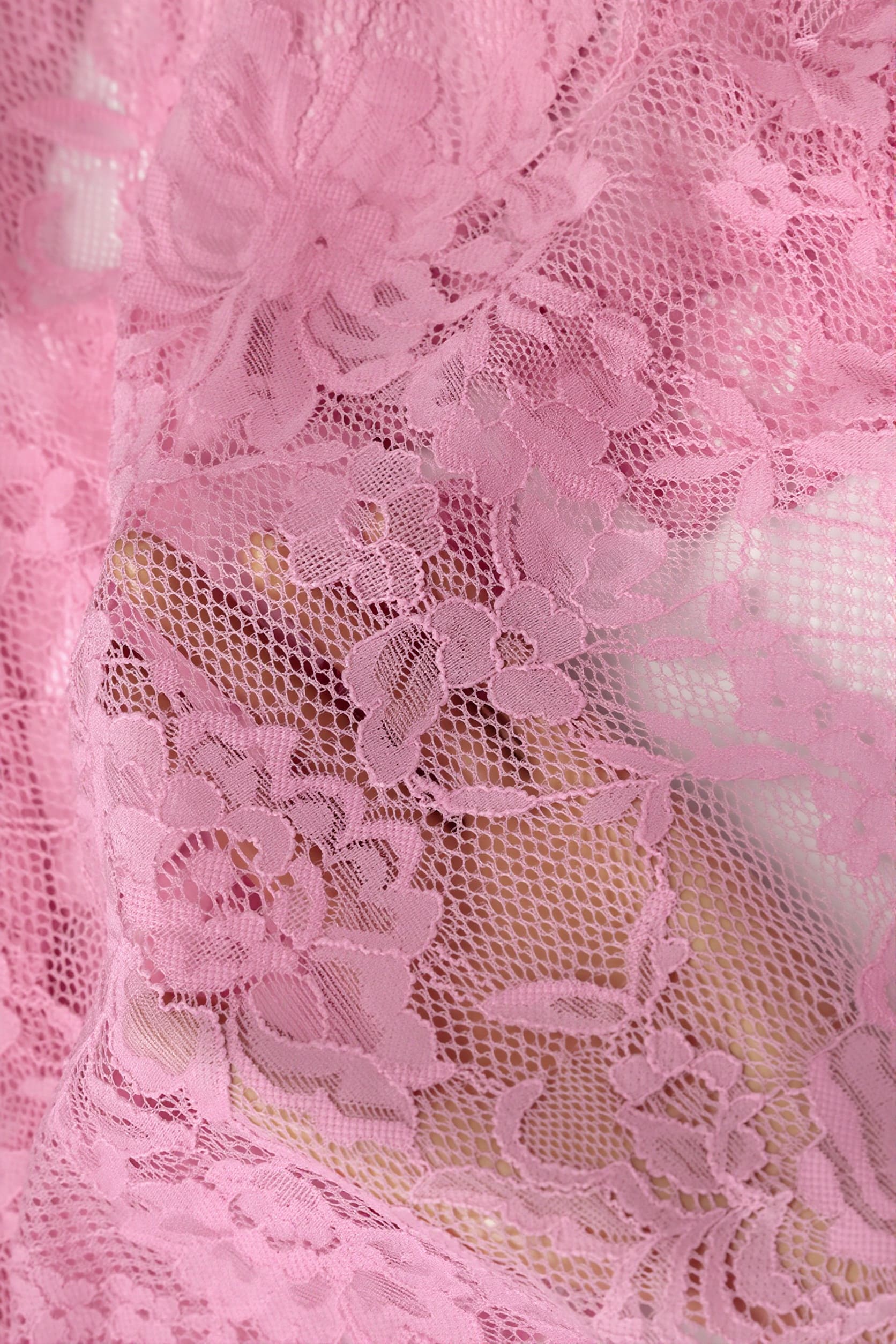 Sexy Long Sleeve Tie Front Lace Blouse image 13