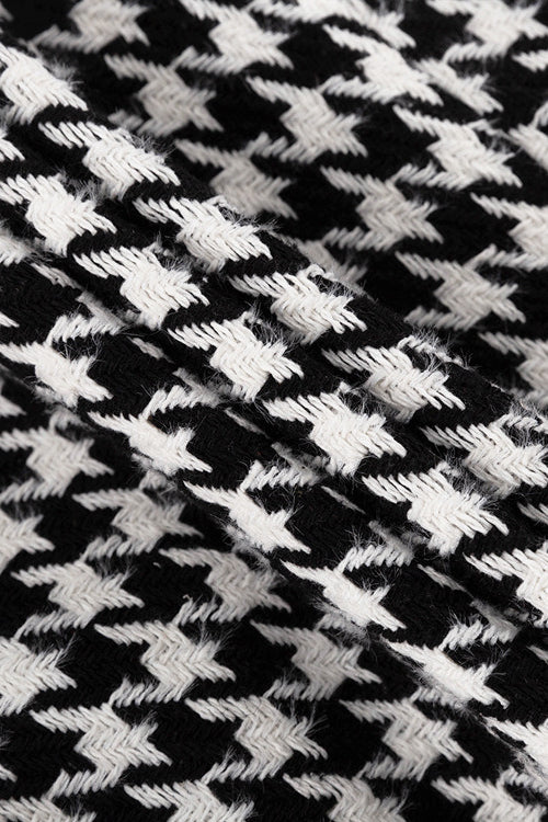 Long Houndstooth Trench High End Overcoat image 4