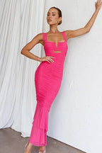 Panel Ruched Mermaid Cocktail Dress image 7