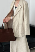 Linen Relaxed Fit Blazer image 6