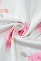 Strapless Backless Slim Printed Floral Dress image 5