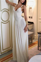 Sexy Backless Mesh Cami Maxi Dress image 2