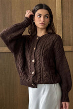 Vintage Cable Knit Crewneck Sweater image 1